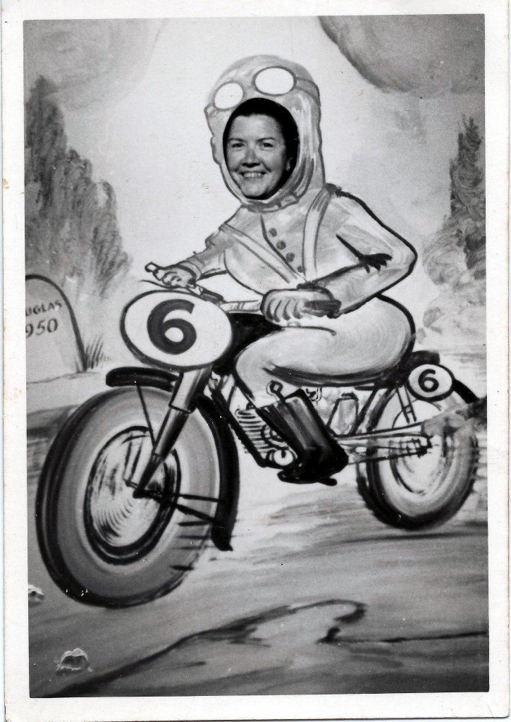 Aunt Elsie (Pender) on Holiday in Isle of Man, 1950