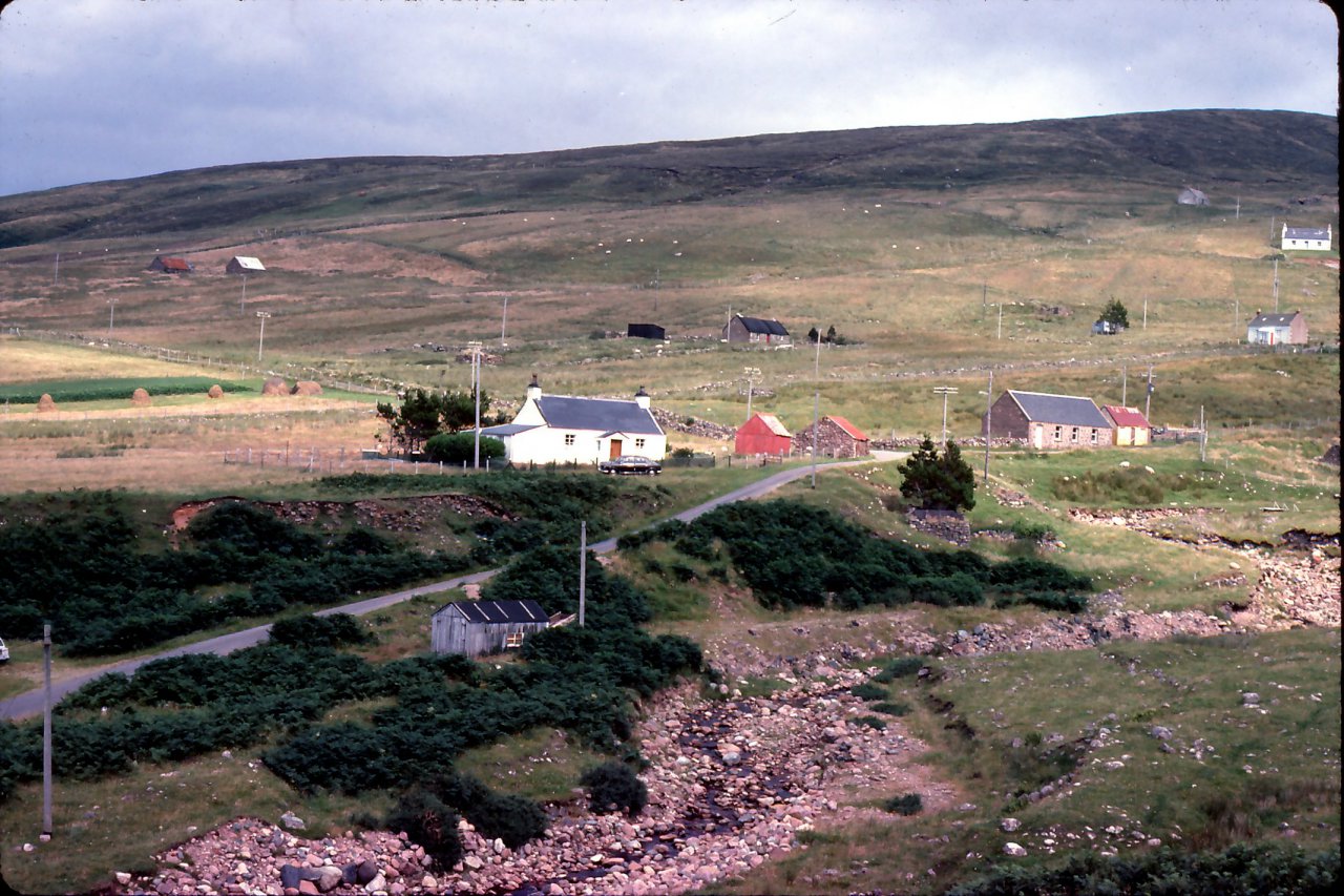 View of Melvaig Croft, Melvaig, near Gairloch, Scotland