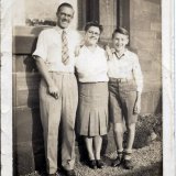 Aunt Elsie with Iain and Burnett Pender, ca. 1944