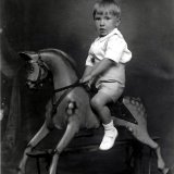 Burnett Pender on 'Horsey', ca. 1934