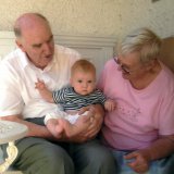 Christine Pender with Burnett Pender and Joyce Pender, 2010