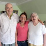 Burnett Pender, Anna, and Joyce, 12th July, 2013 at 5/7 Cammo Road