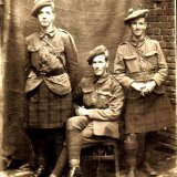 Pender, Geyer and Hanna, Signallers, 6th Camerons, ca. 1917