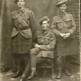 Pender, Geyer and Hanna, Signallers, 2nd Camerons, ca. 1917