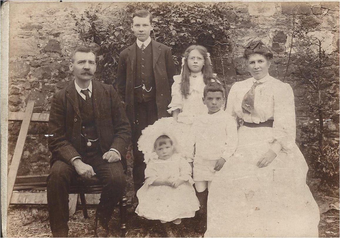 John Burnett Borthwick & Family, ca. 1908