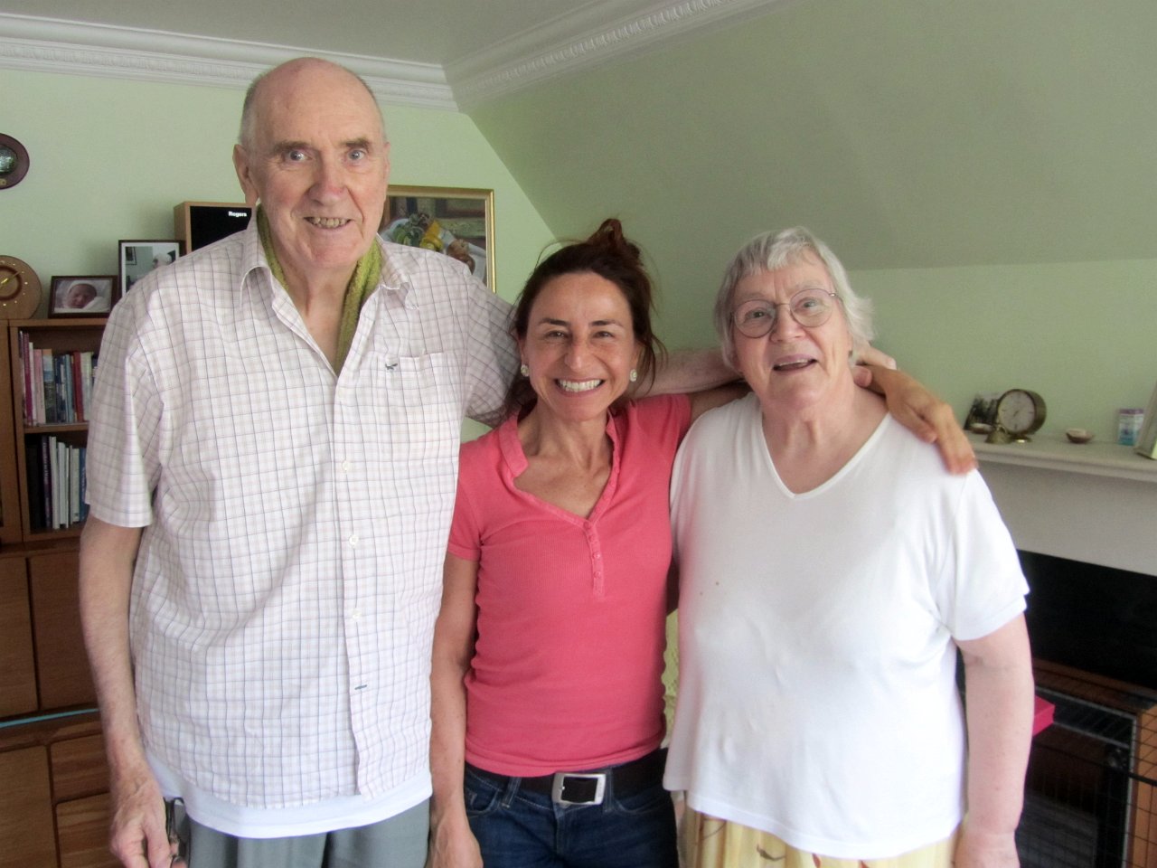 Burnett Pender, Anna, and Joyce, 12th July, 2013 at 5/7 Cammo Road