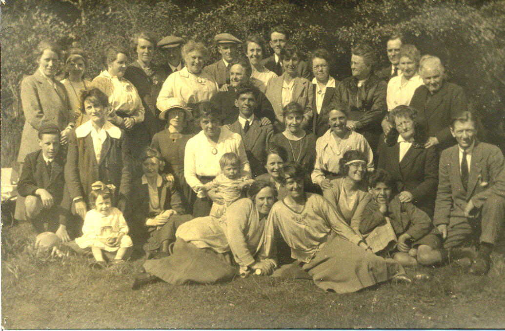 Scan of Outing: centre - George Borthwick (ca. 1920's)
