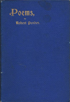 Book Cover of Book of Poems, Robert Pender