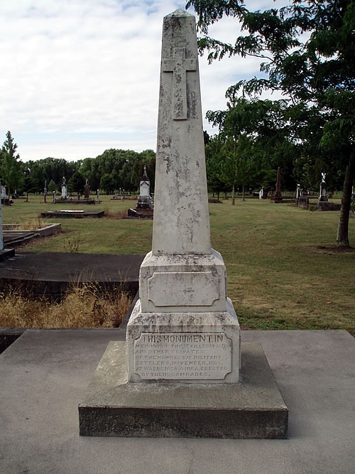 Waerenga-a-Hika, New Zealnd War Memorial